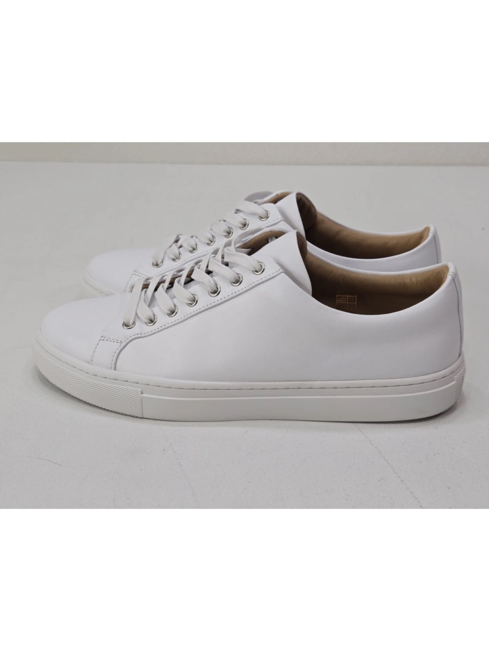 Thursday Boot Co Shoes Mens 9 Premier Low Top White Leather Lace Up Sneakers - Picture 3 of 13